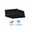 Boardwalk 56 Gallon 1.7 mil 43 in. x 47 in. Flat Pack Linear Low Density Industrial Can Liners - Black (100/Carton)